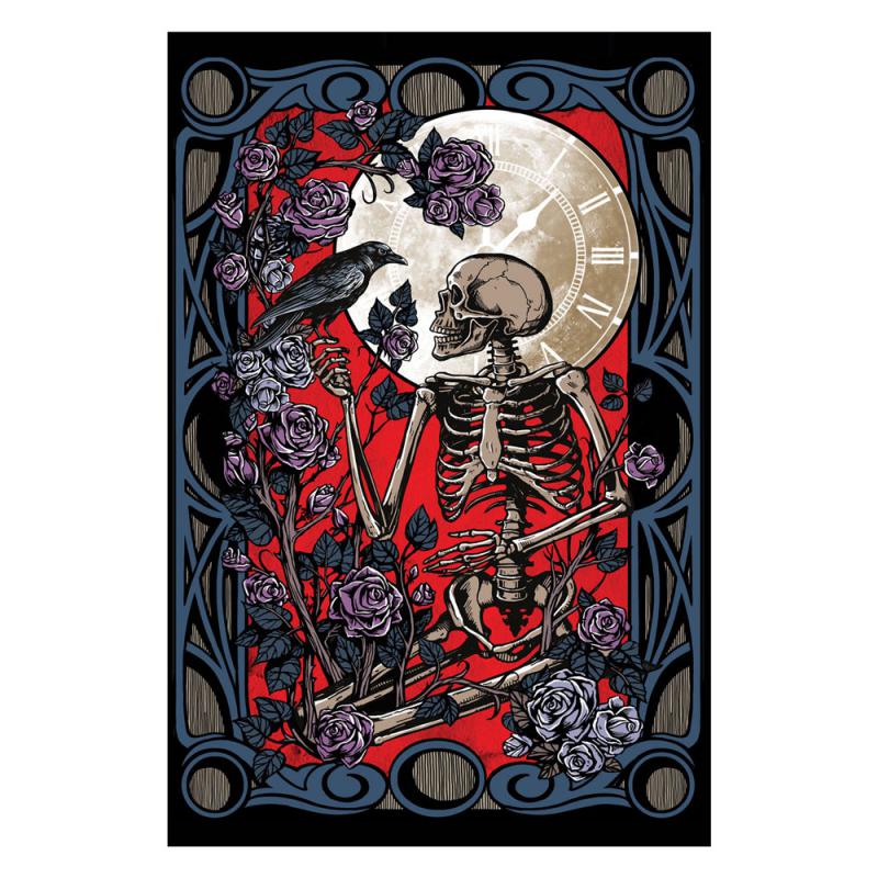 Tapestry - Garden Skeleton 3D - 60x90-hotRAGS.com
