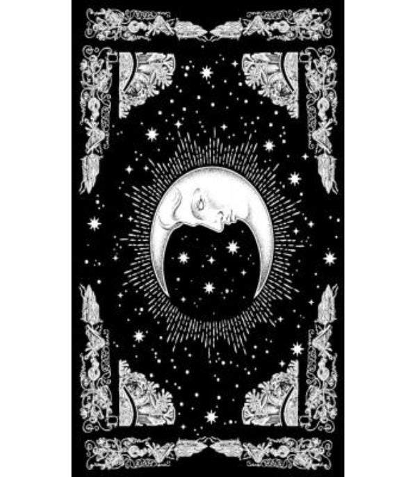 Tapestry Moon Black White-hotRAGS.com