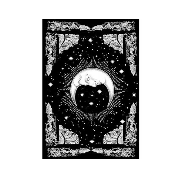 Tapestry Moon Black White-hotRAGS.com