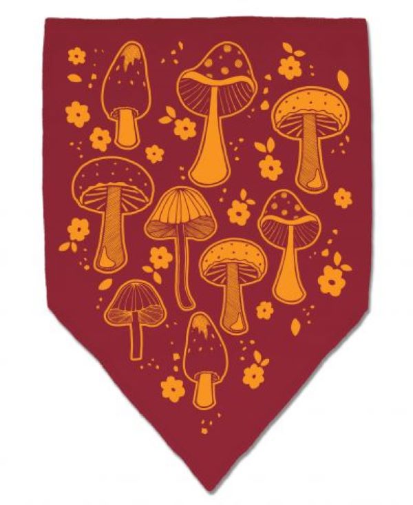 Headband - Retro Mushrooms-hotRAGS.com