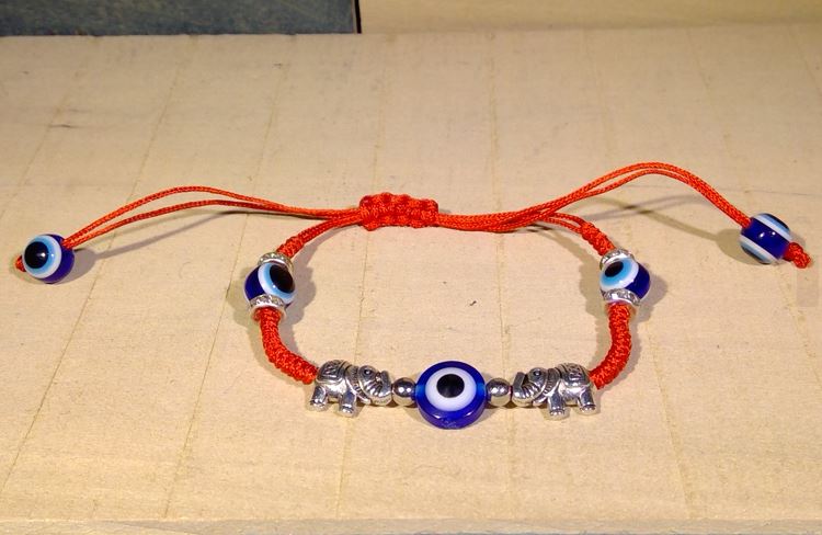 Bracelet - Evil Eye Red Elephant-hotRAGS.com