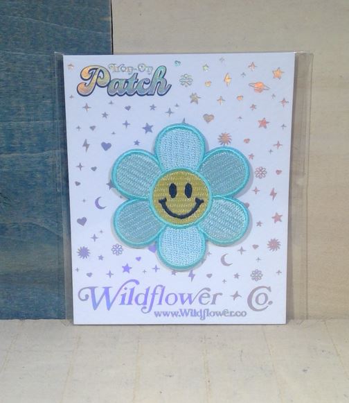 Patch - Smiley Daisy - Aqua-hotRAGS.com