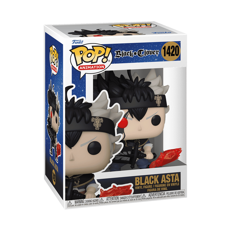 Funko Pop! Animation: Black Clover - Black Asta-hotRAGS.com