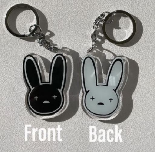 Keychain - Bud Bunny - Double Side-hotRAGS.com