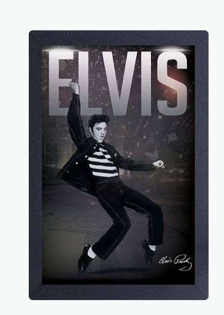 Picture - Elvis Let's Rock - Framed-hotRAGS.com