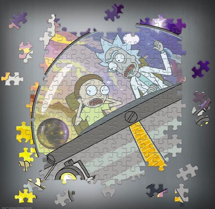 Rick and Morty “The Outside World is Our Enemy, Morty!” 1000 Piece Jigsaw Puzzle-hotRAGS.com