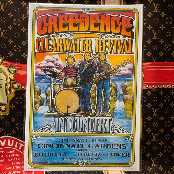 Creedance Clearwater Rival Concert Poster - 24x36 inches-hotRAGS.com
