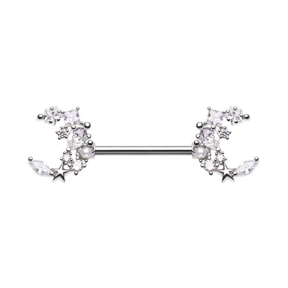 Nipple - Moon Cubic Zirconia-hotRAGS.com