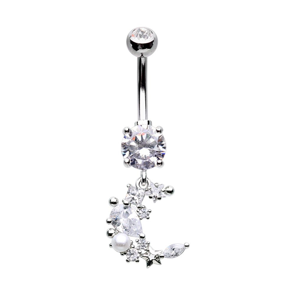 Belly Ring - Moon Cluster-hotRAGS.com