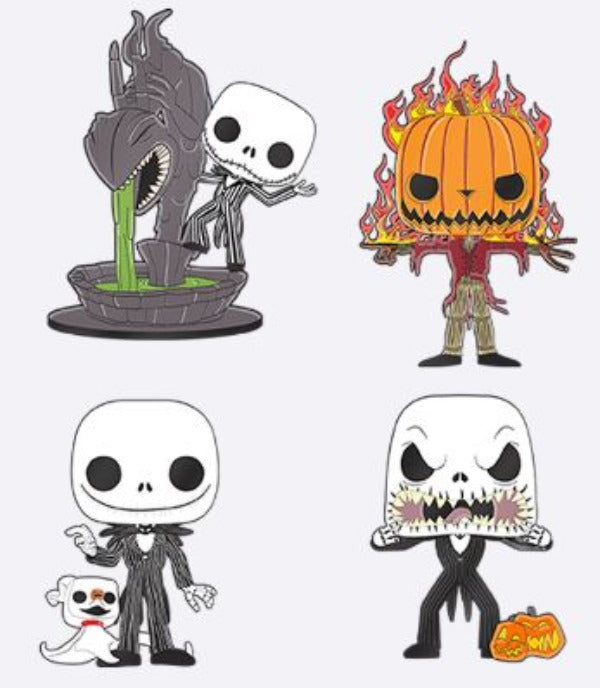Funko Pop! Pins: The Nightmare Before Christmas - This Is Halloween Jack Set Of 4 Pins-hotRAGS.com