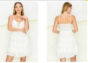 Dress Short Criss Cross Front-hotRAGS.com
