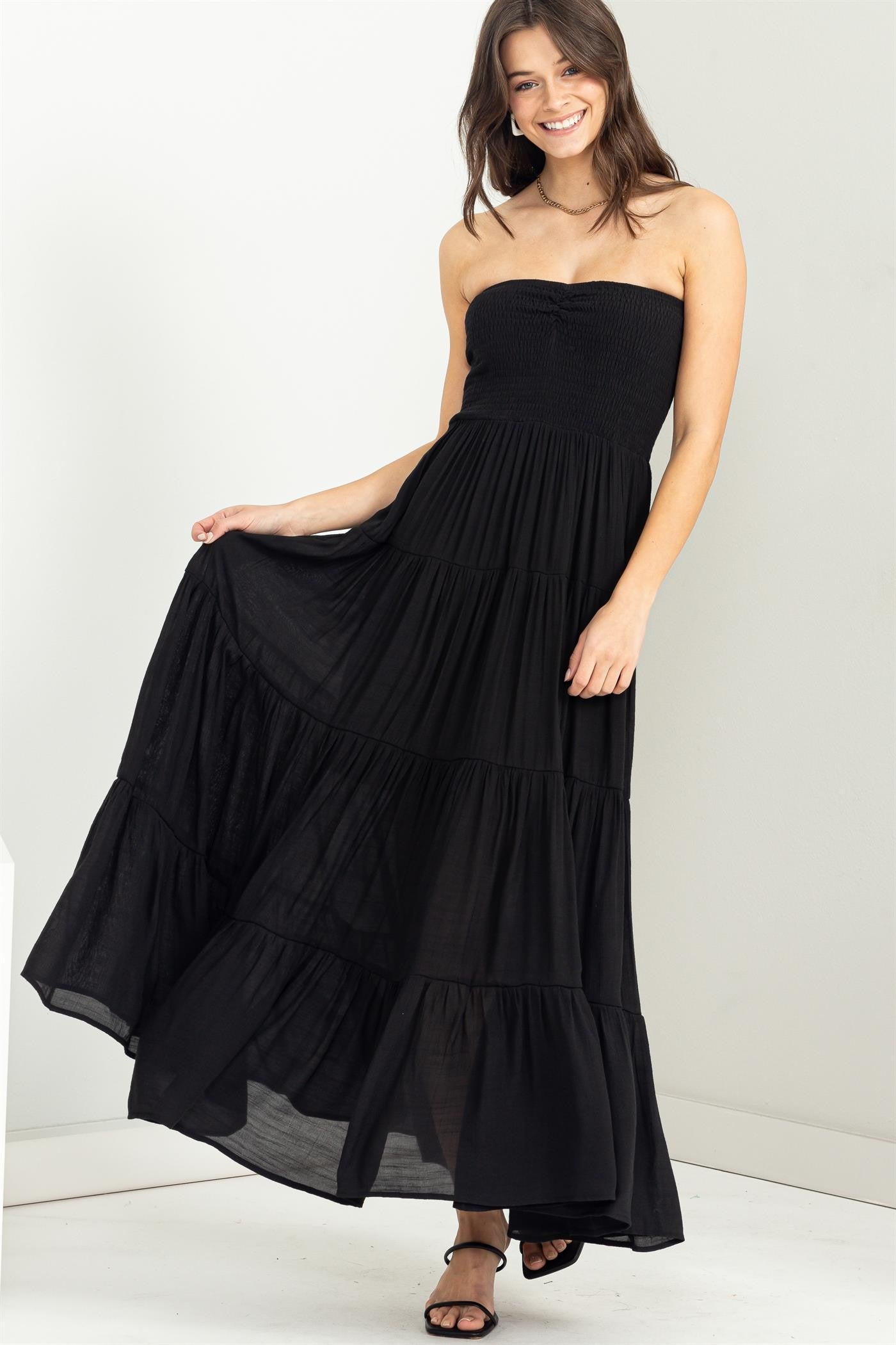Maxi Tube Tiered Dress-hotRAGS.com