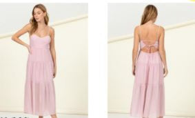Dress Mid Length Tie Back-hotRAGS.com