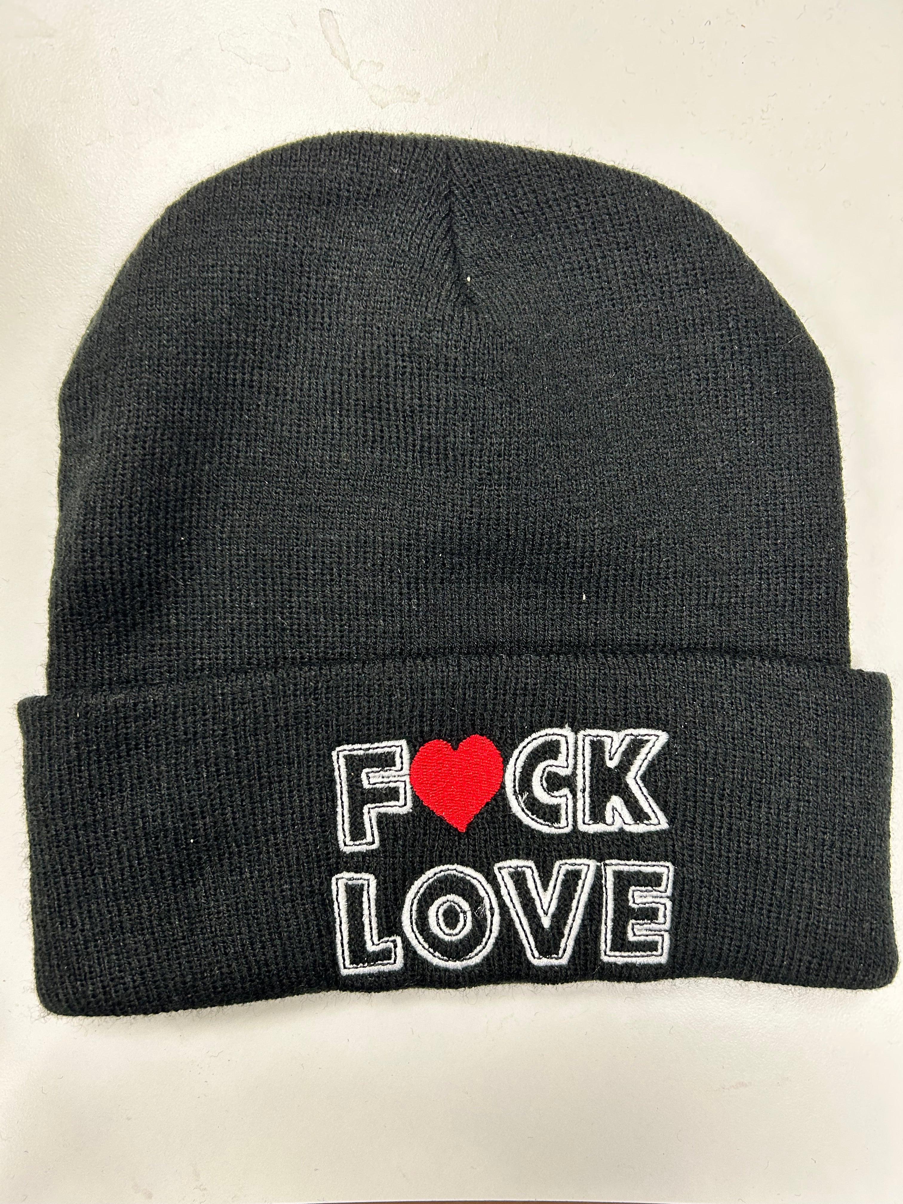 Beanie  -Fuck Love-hotRAGS.com