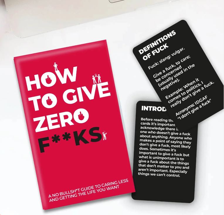 Cards - How To Give Zero F**ks-hotRAGS.com