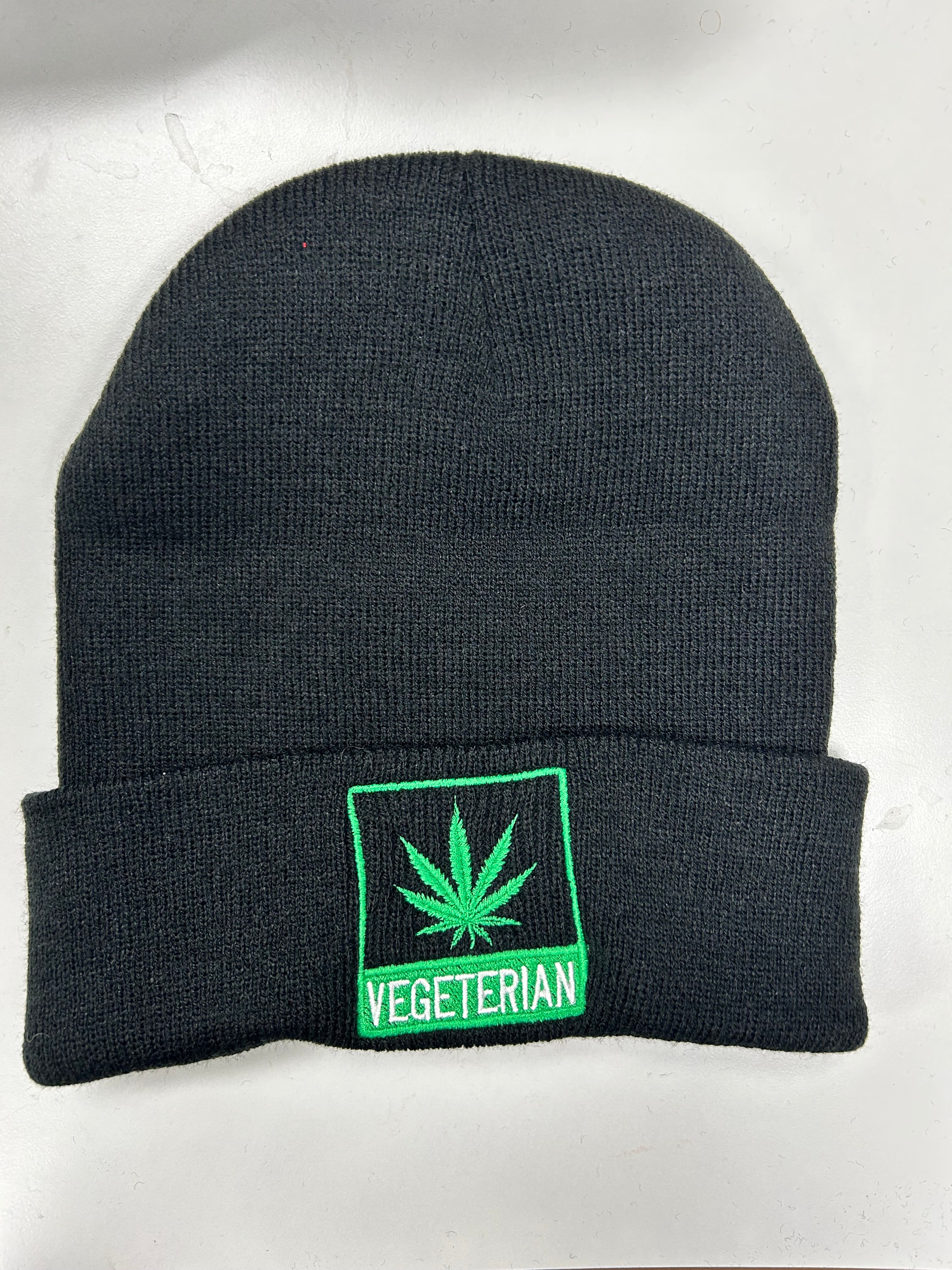 Beanie -Leaf Vegetarian-hotRAGS.com