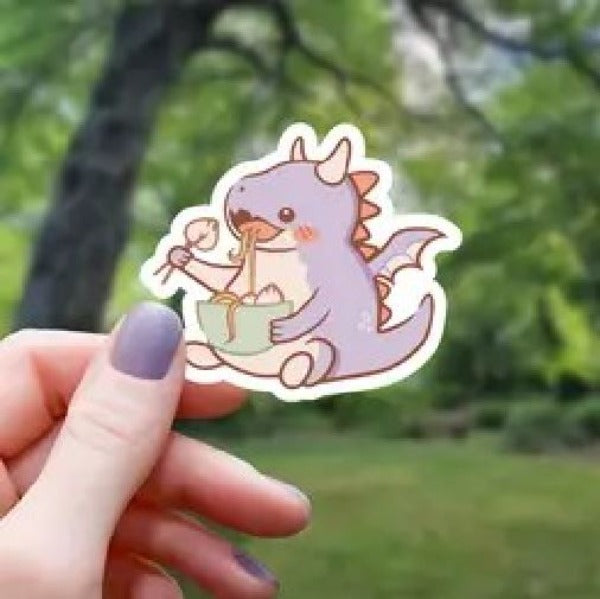 Sticker - Anime Chibi Dragon - 3"-hotRAGS.com