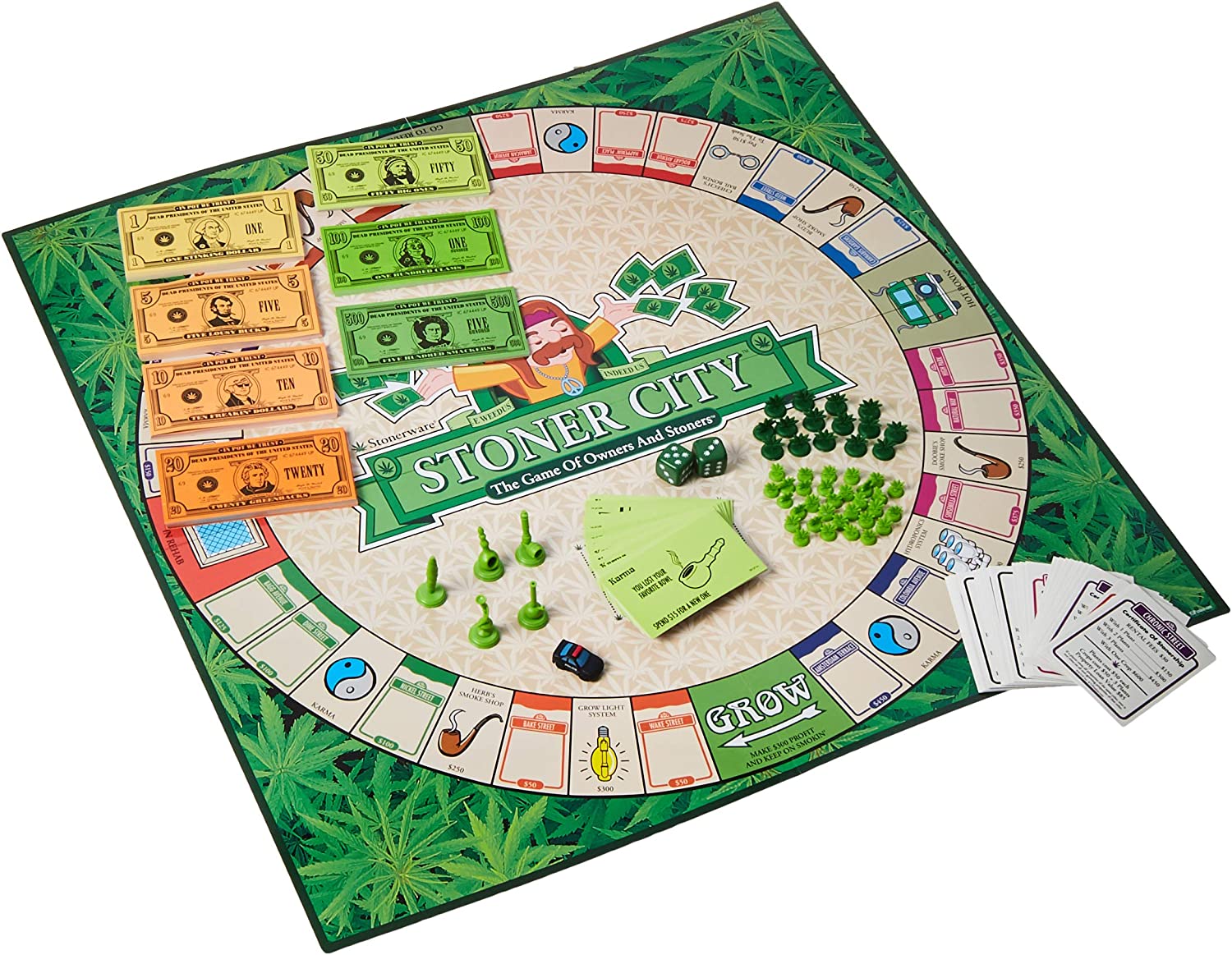 Game - Stonerware ICUP Stoner City Board Game-hotRAGS.com