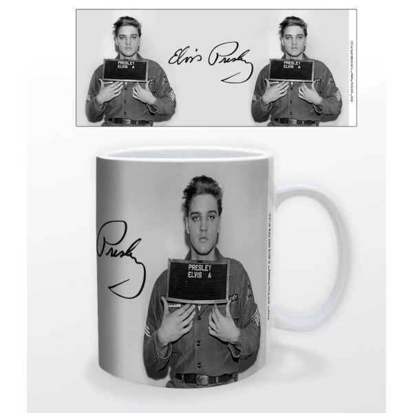 Mug - Elvis Mugshot with Box-hotRAGS.com