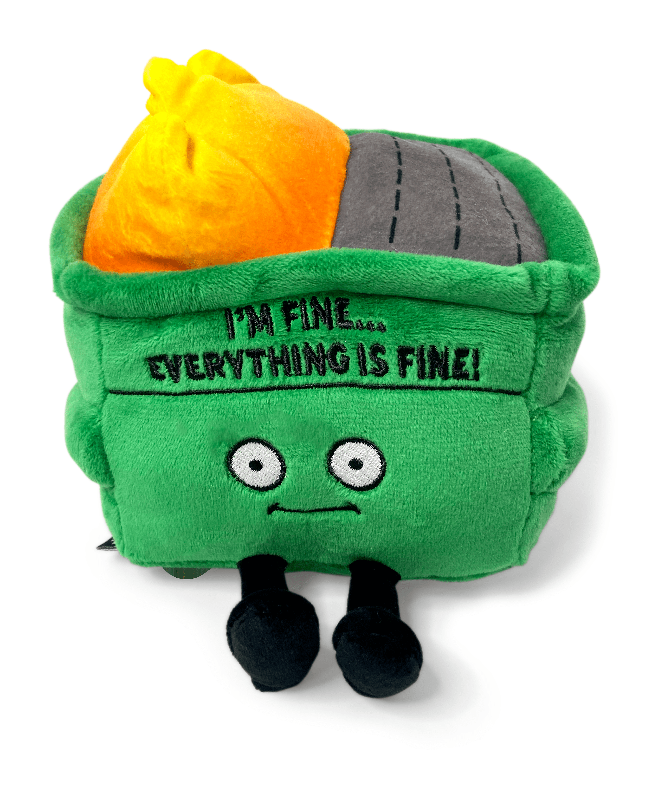 Plush Dumpster - I'm Fine Everything is Fine-hotRAGS.com