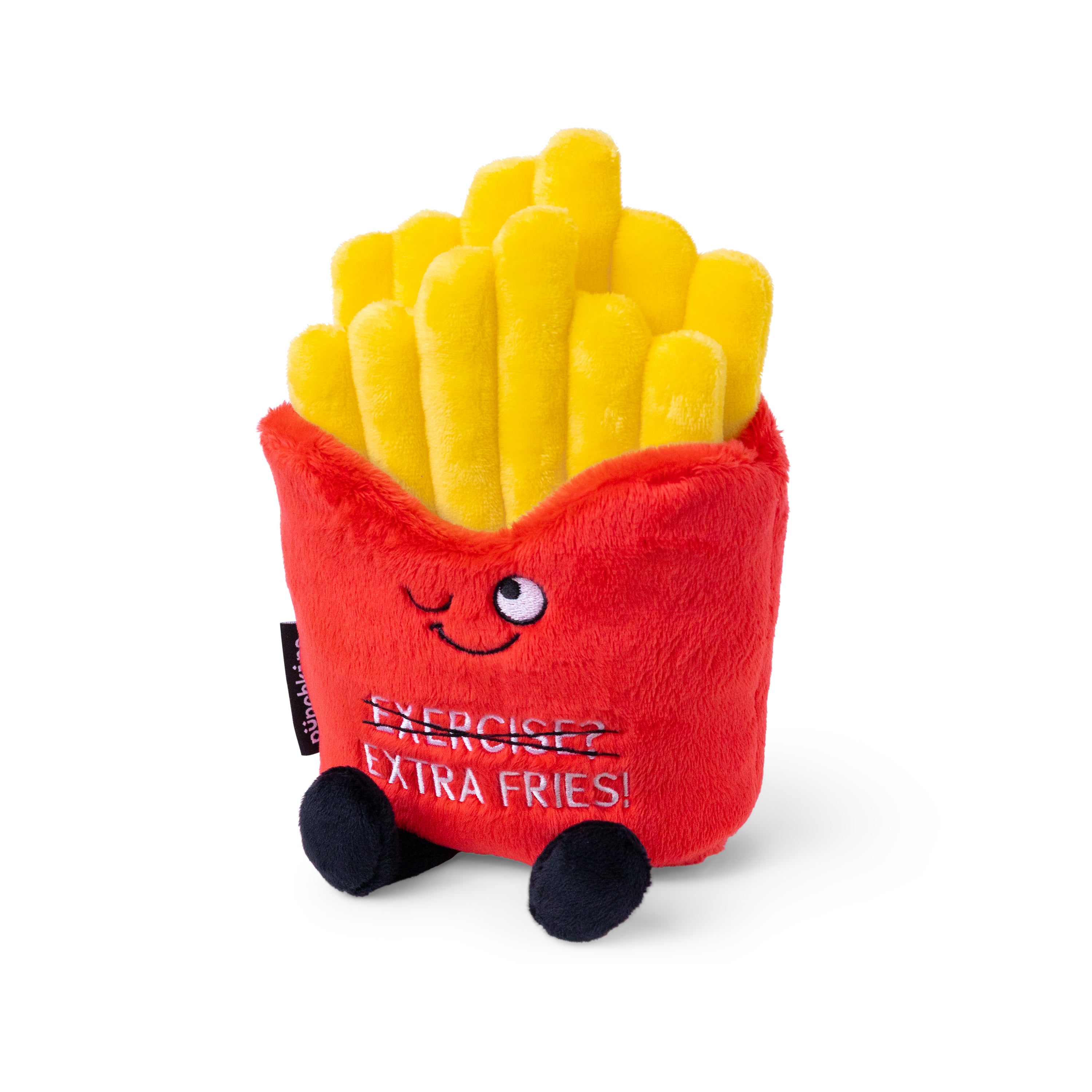 "Exercise? Extra Fries! French Fry Plushie-hotRAGS.com