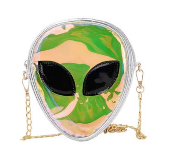 Alien Silver Transparent Bag-hotRAGS.com