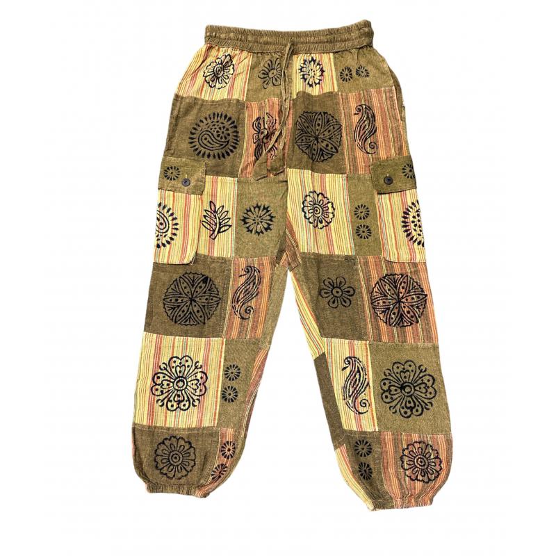 Pant - Patch - Brown And Tan-hotRAGS.com