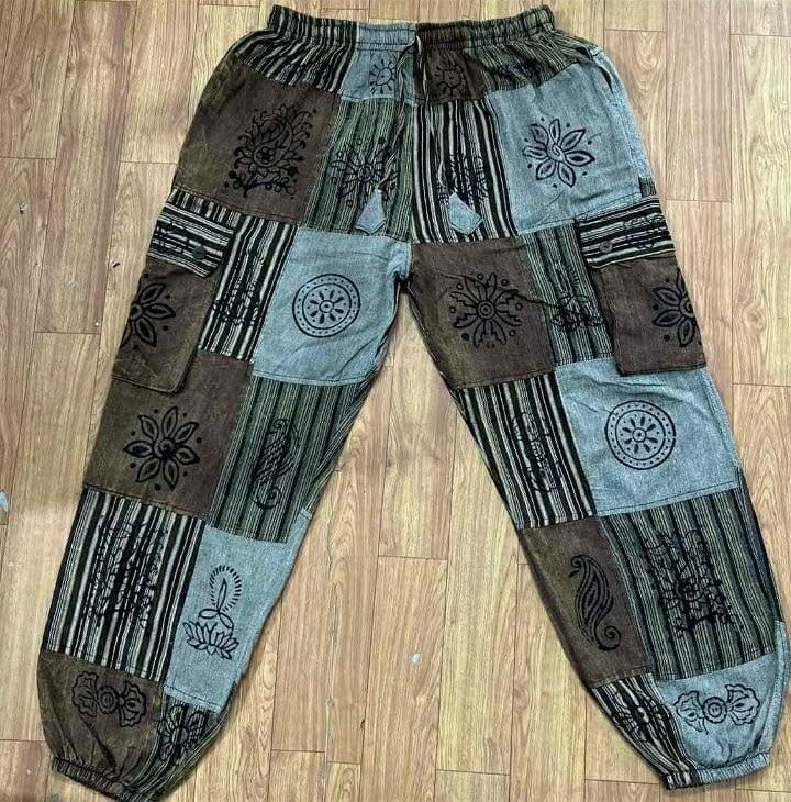 Pants Patch Brown And Blue-hotRAGS.com