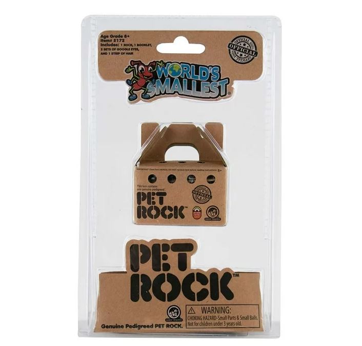 Toy - World's Smallest Toy - Pet Rock-hotRAGS.com