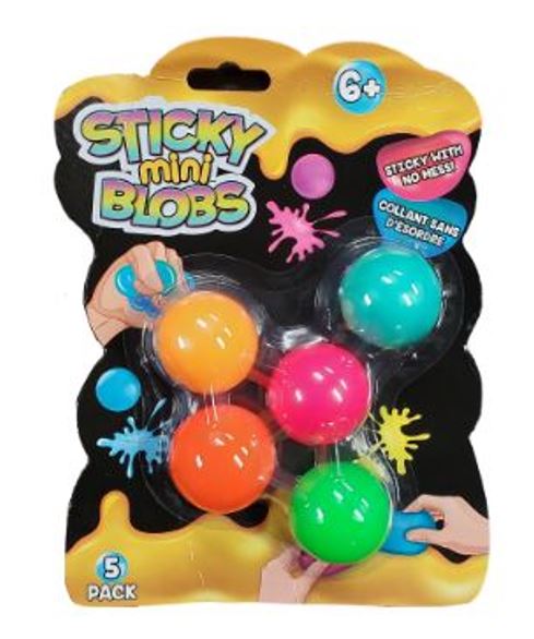 Toy - Sticky Mini Blobs 5pc-hotRAGS.com