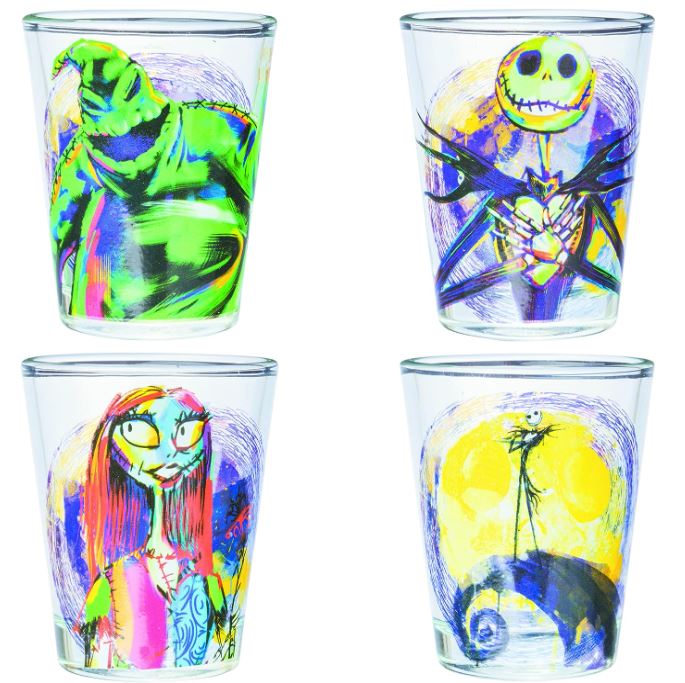 Mini Glass Set - Nightmare Before Christmas-hotRAGS.com