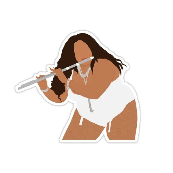 Sticker - Lizzo Flute-hotRAGS.com