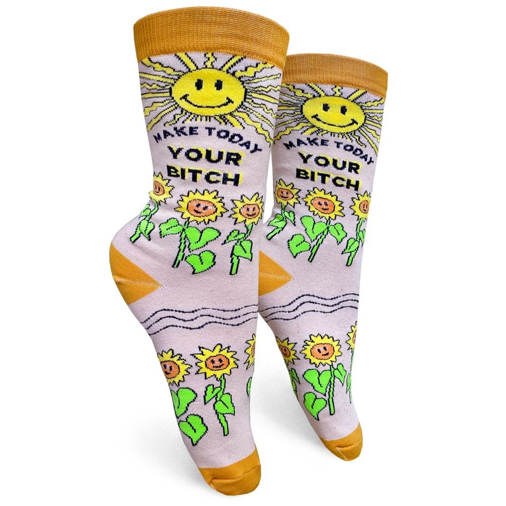 Socks - Make Today Your Bitch-hotRAGS.com