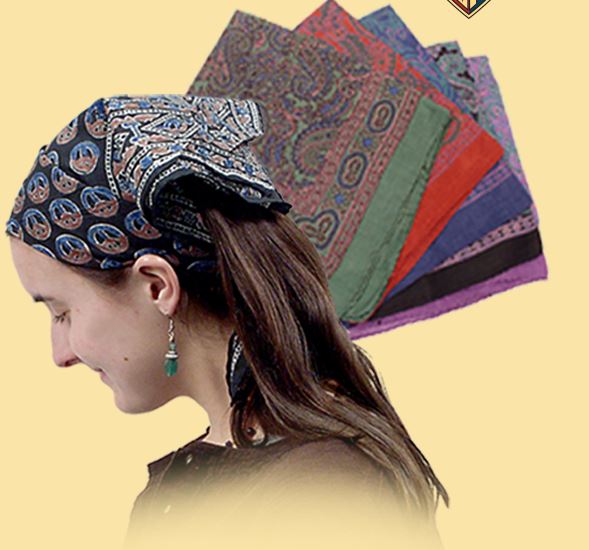 Headband Bandana  Indian Print-hotRAGS.com