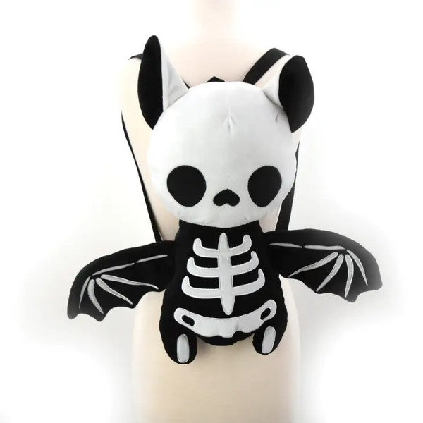 Plush Skeleton Bat Backpack-hotRAGS.com