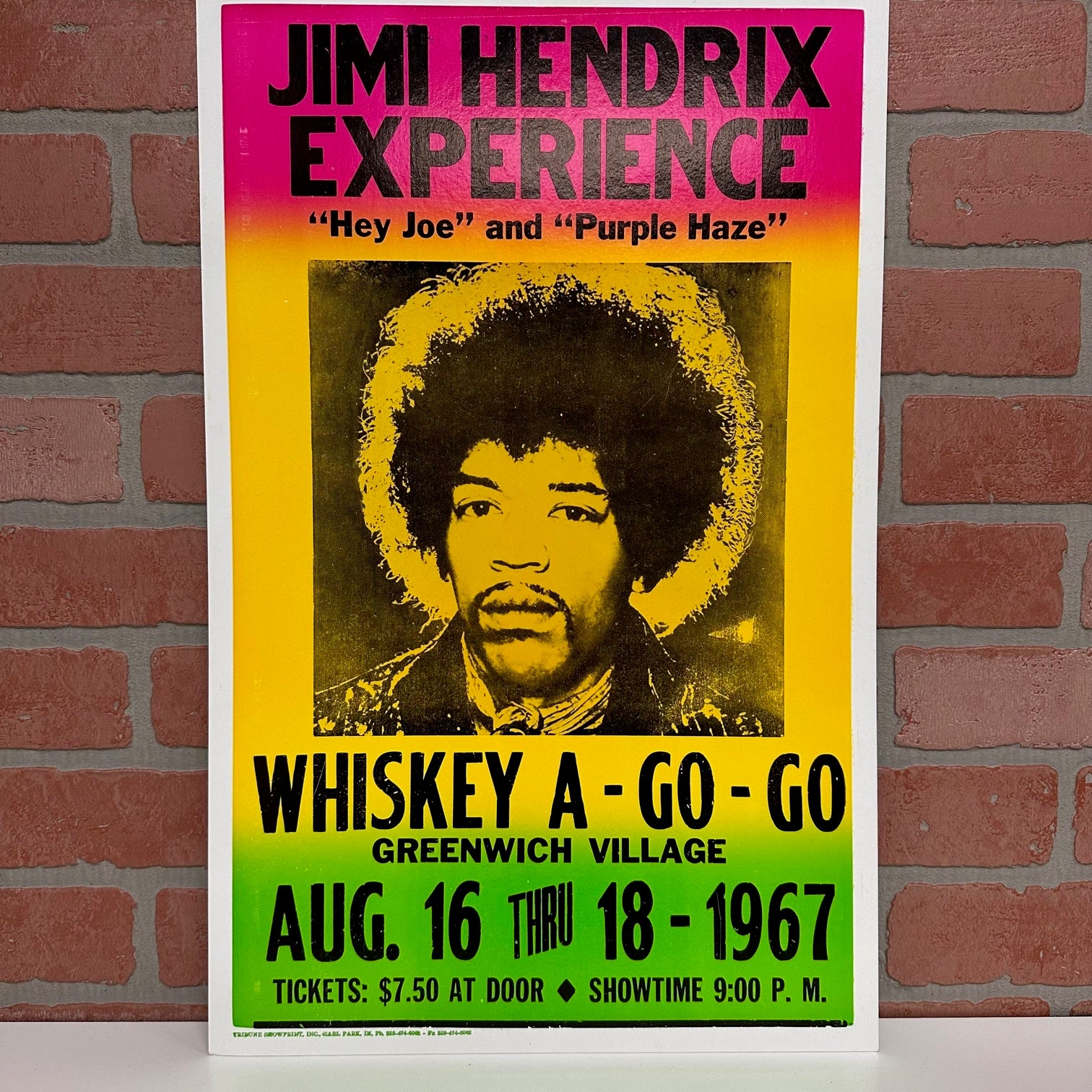 Jimi Hendrix Concert Poster -22x14-hotRAGS.com