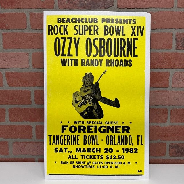 Concert Poster - Ozzy Osbourne-hotRAGS.com