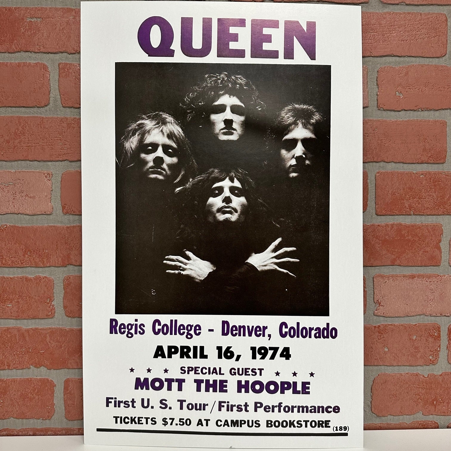 Concert Poster - Queen 14x22-hotRAGS.com