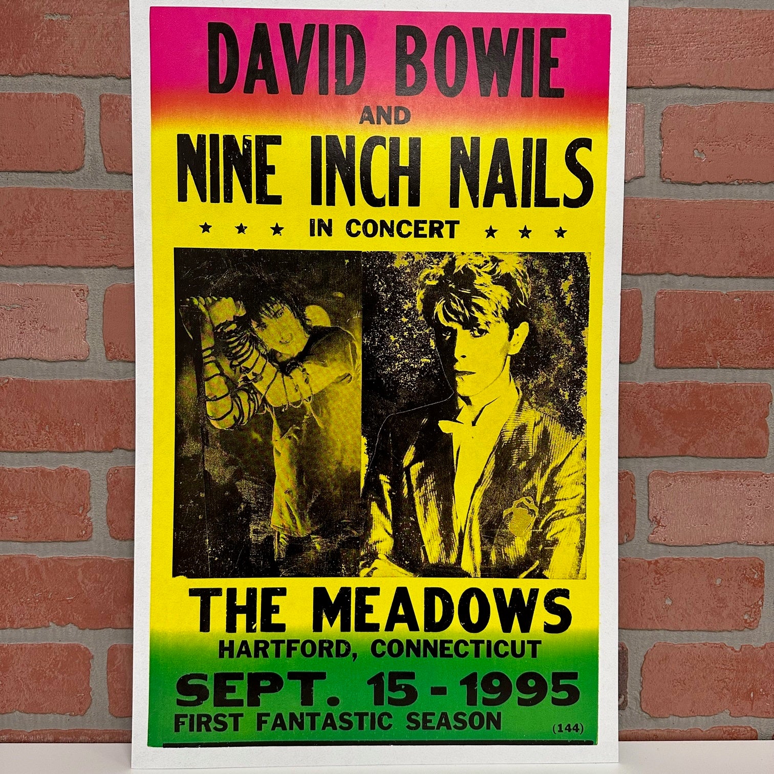 Concert Poster Bowie Nine Inch-hotRAGS.com