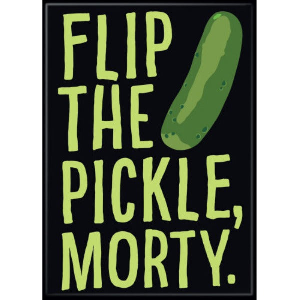 Magnet - Rick Morty - Flip The Pickle-hotRAGS.com