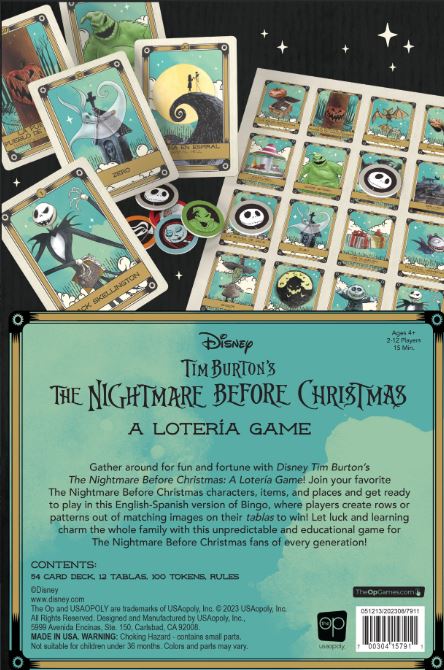Game - Lotería: Disney Tim Burton The Nightmare Before Christmas-hotRAGS.com