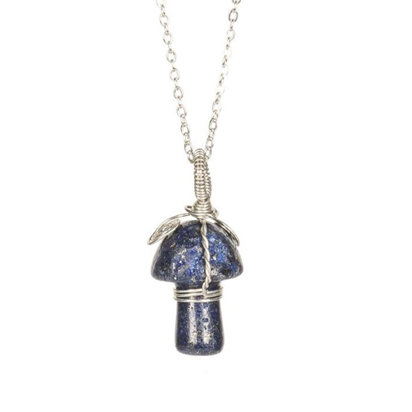 Necklace - Mushroom Lapus Wrap-hotRAGS.com