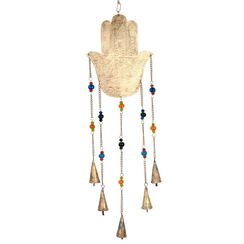 Windchime Hamsa Recycled 30"-hotRAGS.com