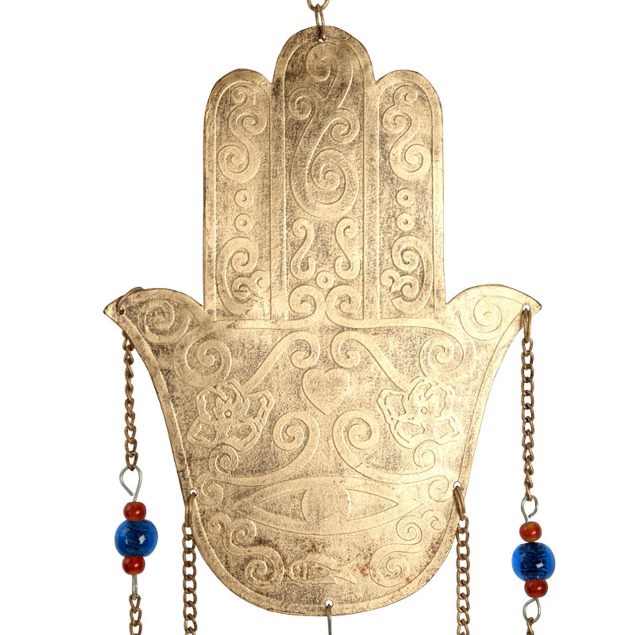 Windchime Hamsa Recycled 30"-hotRAGS.com