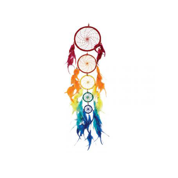 Dreamcatcher Rainbow 6"x4"x3"-hotRAGS.com