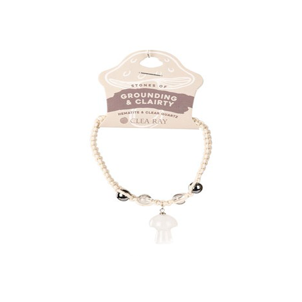 Bracelet - Hemp Mushroom Hematit-hotRAGS.com