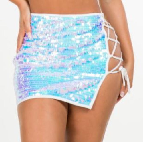 Jr Skirt - Iridescent Ivory-hotRAGS.com