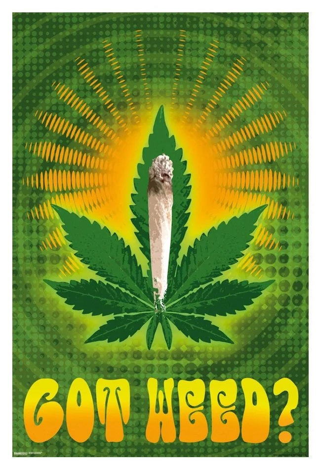 Got Weed Leaf Blunt Poster-hotRAGS.com