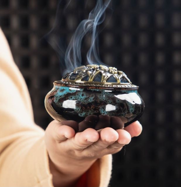 Cone Burner - Blue Bowl-hotRAGS.com