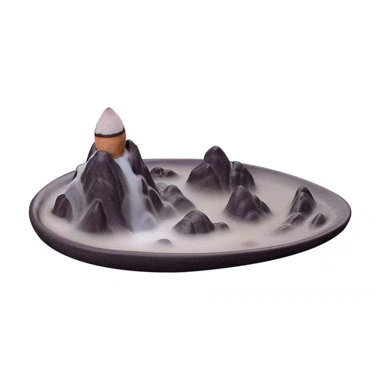 Mountain Peak Backflow Waterfall Incense Burner-hotRAGS.com